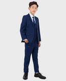Cobalt Boys Slim Fit Suit