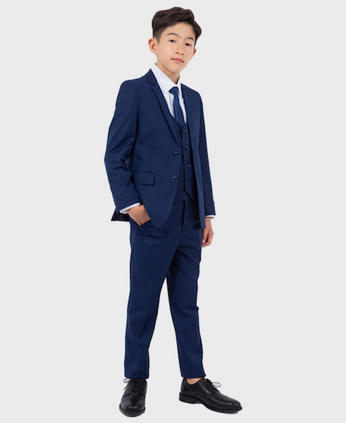 Cobalt Boys Slim Fit Suit