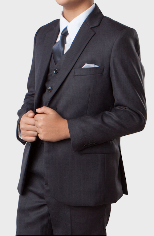 Grey Boys Husky Suit