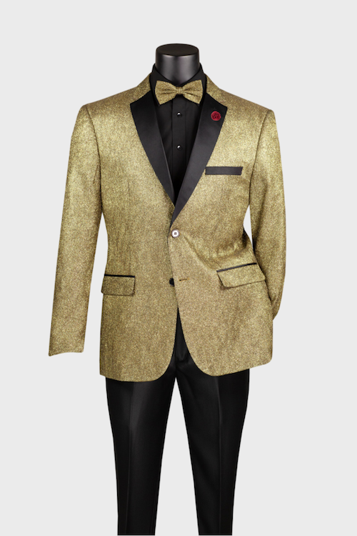 gold blazer men