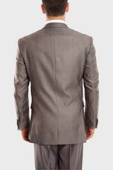 Grey Sharkskin Modern Fit 3-Piece Suit