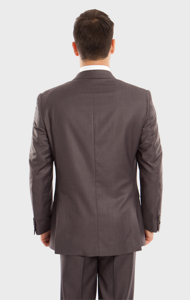 Grey One Button Slim Fit Suit