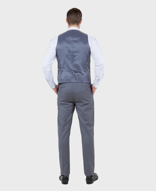 grey tuxedo vest 