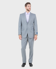 Grey Wool Twill Modern Fit Suit