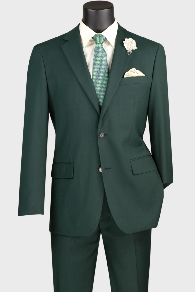 hunter green suit