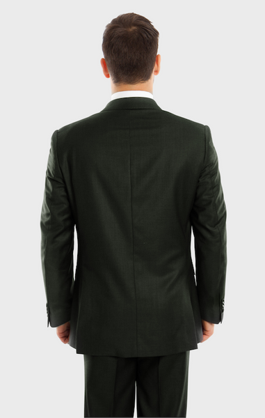 Hunter Green One Button Slim Fit Suit