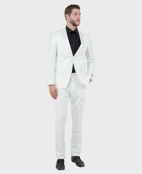 Ivory 2 Piece Notch Lapel Tuxedo