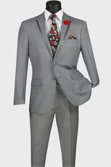 light grey tux