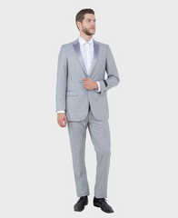 Light Grey Prom Slim Fit Tuxedo