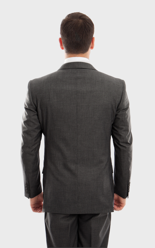 Charcoal Wool Modern Fit 3 Piece Suit