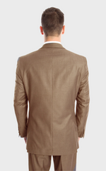 Dark Taupe Modern Fit 3-Piece Suit