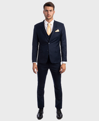 Navy Blue Ultra Slim Fit 3-Piece Prom Suit