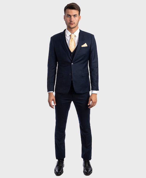 Navy Ultra Slim Fit 3-Piece Prom Suit
