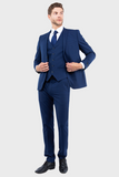Navy Stretch 3 Piece Suit