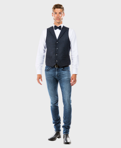 【pois】Tweed vest [Blue] navymenstweedvest_grande.png?v