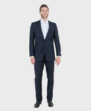 Navy One Button Slim Fit Suit
