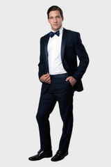 Navy Prom Slim Fit Tuxedo