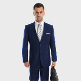 Two Button Navy Slim Fit Suit