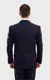 Navy Wool Twill Modern Fit Suit