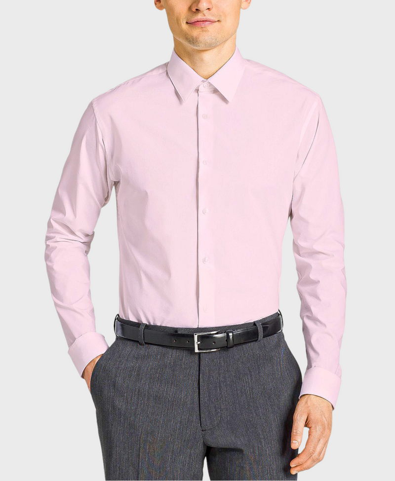 Pink Modern Fit Dress Shirt