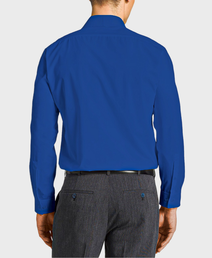 Royal Blue Modern Fit Dress Shirt, Lage 16-16.5 ( 36/37)