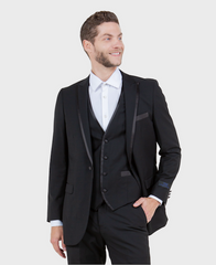 slim fit black tuxedo