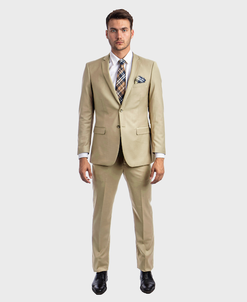 tan suits for wedding