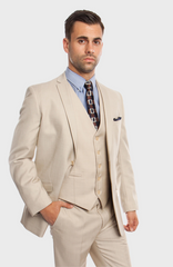 tan wedding suit 