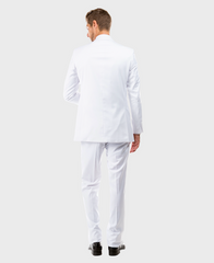 Two Button White Slim Fit Suit