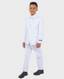 White Boys Slim Fit Suit