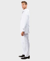 Two Button White Slim Fit Suit