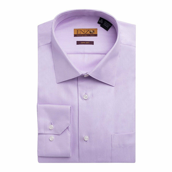 Twill Lavender Cotton French Cuff Dress Shirt – Flex Suits