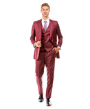 Cranberry 3 Piece Hybrid Fit Suit