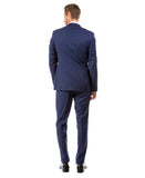 Dark Blue Pinstripe Hybrid Fit 3 Piece Suit