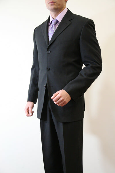 Black Formal 3 Button Modern Fit Suit