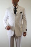 White Formal 3 Button Modern Fit Suit