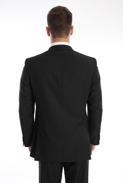 Two Button Black Slim Fit Suit