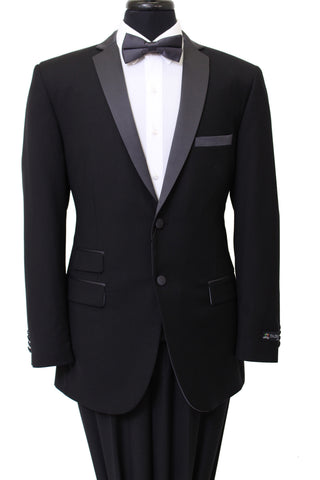 Black Tuxedo Jacket with Black Lapel