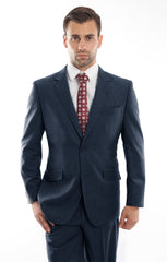 Indigo Blue Ultra Slim Fit 3-Piece Prom Suit