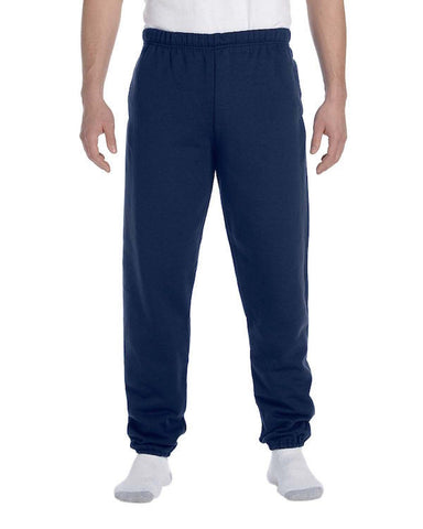 Men's Navy Fleece Stretch Sweatpants