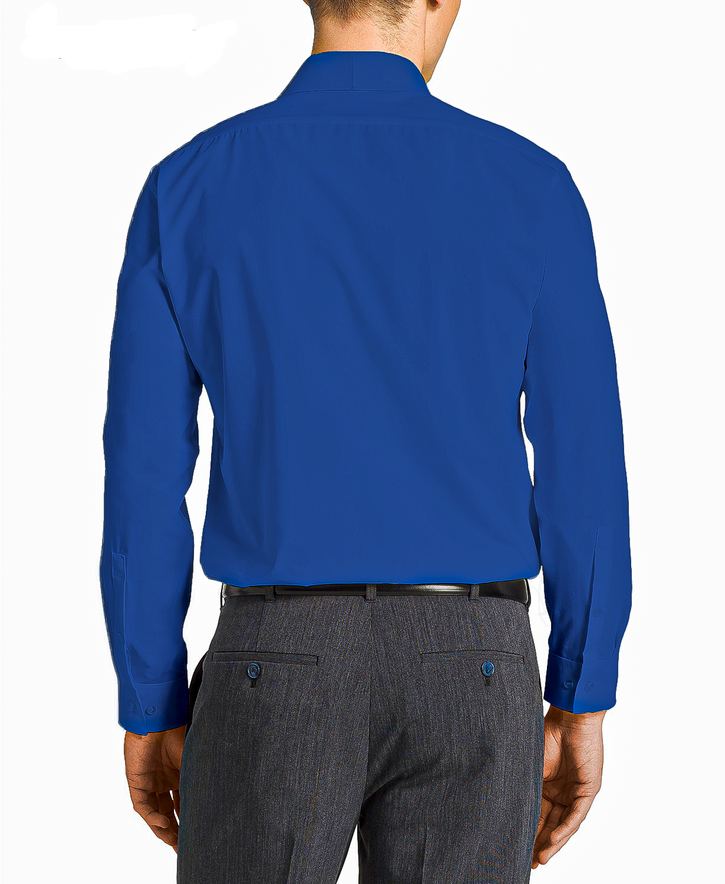 Royal Blue Modern Fit Dress Shirt