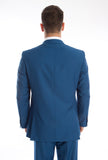 Two Button Indigo Blue Slim Fit Suit