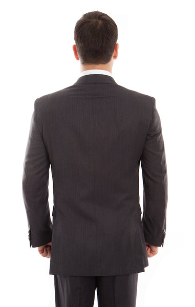 Grey Herringbone Modern Fit Suit