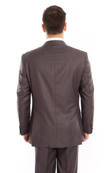 Grey One Button Slim Fit Suit
