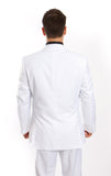 White One Button Slim Fit Suit