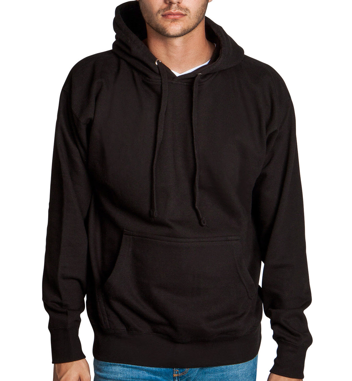 Black Fleece Pullover Hoodie