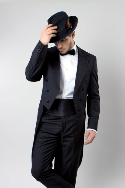 Black Slim Fit TailCoat Tuxedo