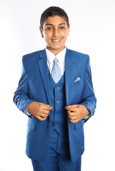 Boys Indigo blue 5-PC Suit Set