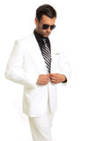 Ivory One Button Slim Fit Suit
