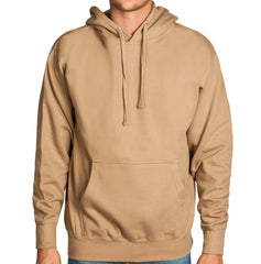 Khaki Fleece Pullover Hoodie